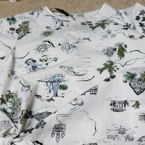 Zara basic collection southwest and cactus shirt
